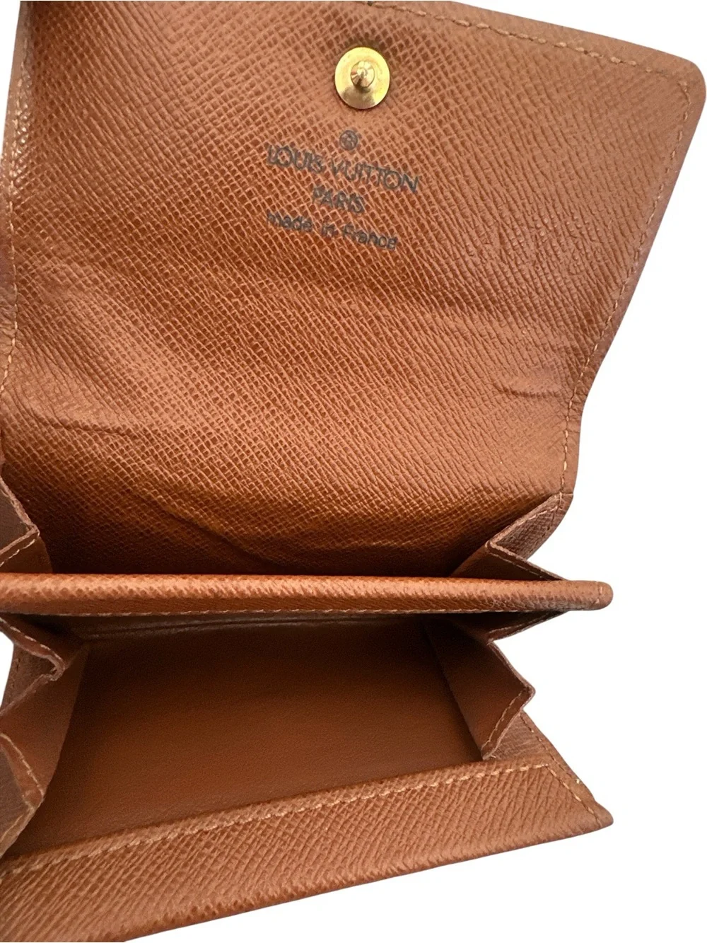 Louis Vuitton Monogram Canvas Card & Key Holder in Brown and Gold